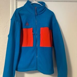 NIKE Blue and Red Fleece Jacket